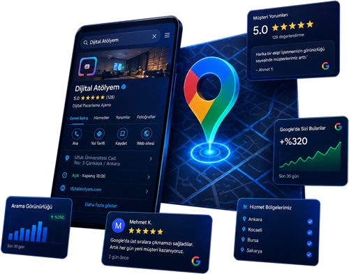 DijitalAtölye modern web sitesi sunumu